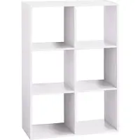 Five Étagère En Bois Avec 6 Compertiments