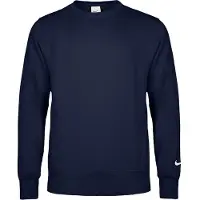 Nike Hommes, Pull-over, Bluza Park 26 Fleece Crew Swoosh IO9039-410, Bleu, Gris, (M)
