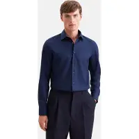 Seidensticker Chemise business bleu marine
