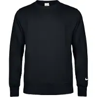 Nike Hommes, Pull-over, Park 26 Crew Fleece sweatshirt IO9039-010, Noir, (S)