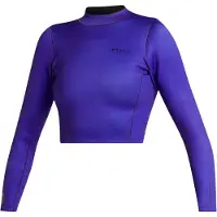 Mystic Lunar Crop Top 2mm Long Sleeve Thermal T-shirt Bleu M Femme