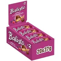 Balisto Barre chocolatée Yoberry Balisto; aux fruits des bois, 20 sachets de 37 g
