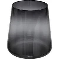 Secret De Gourmet Zestaw niskich szklanek z czarnego szkła DREAMS, 6 sztuk, 380 ml, Verres, Gris, Noir
