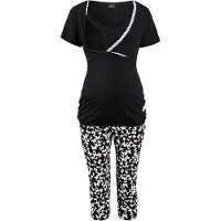 Bonprix Pyjama corsaire d'allaitement coton