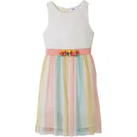 Bonprix Robe midi en dentelle et tulle