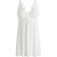 Bonprix Nuisette en viscose avec broderies anglaises