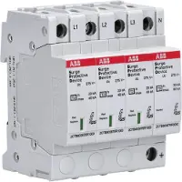 ABB Parafoudre AC, 3 pôles + N/PE, type II, 1 pièce.