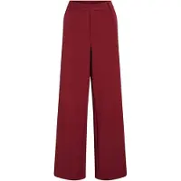Vila Pantalon 'VIVARONE' rouge foncé