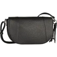 Tom Tailor Denim sac à rabat noir, Priya, Flap bag M no zip, black