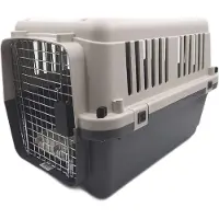 Karlie Caisse de transport Nomad taille S 60 x 40 x 40 cm gris-blanc, charge max. 10 kg