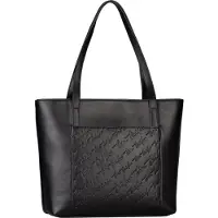 Tom Tailor sacs à main Wendi, Zip shopper L, black, Noir