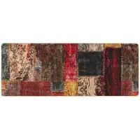 vidaXL Tapis de couloir MARSA Multicolore 80 x 200 cm Polyester et PVC