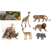 Merkloos Animaux sauvages 12-15cm sac a 5