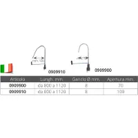 Nuova Rade Crochet Télescopique Pour Bateau Gaff