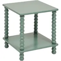 Atmosphera Beistelltisch chamlo olivgrün 40x40cm - créateur d'intérieur