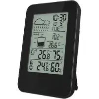 Denver Station météo avec horloge, calendrier et pluviomètre