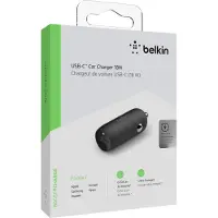 Belkin Chargeur de Voiture sans Câble USB-C 18 W Power Delivery 3.0 Noir