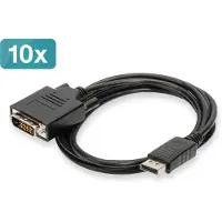 Digitus Ak-990900-020-s Displayport To Dvi Cable 2 M Argenté