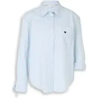 Tom Tailor Chemisier bleu pastel / jaune pastel / blanc