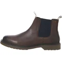 Jack & Jones Chelsea Boots 'JFWLeyton' bleu marine / noisette