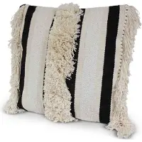 Safaary Coussin marocain Ivoire-Noir 50 x 50cm