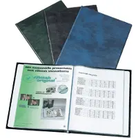 Rillstab Dossier de présentation A3 36 pochettes Noir