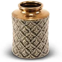 Safaary Vase Azure Gold Ø 20 x 15.5cm
