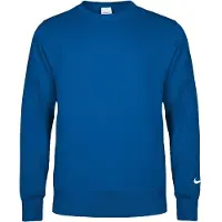 Nike Hommes, Pull-over, Bluza Park 26 Fleece Crew Swoosh IO9039-463, Bleu, (M)