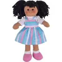 Bigjigs Toys Poupée en tissu Kira 28 cm / dès 0 ans