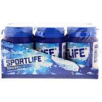 Sportlife Chewing-Gum Smashmint Frais Et Intense 6x57g - 342g De Fraîcheur Mentholée Pour Une Haleine Propre Et Durable