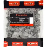 Venco Piramides Bonbons Réglisse Sucrée Authentique Saveur Intense 1000g