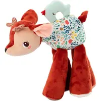 Lilliputiens Cerf sonore Stella au galop - peluche douce pour les jeunes enfants