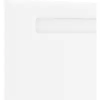 vidaXL Tête de lit Blanc 90 cm Cuir synthétique
