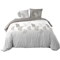 Douceur d'intérieur Parure de lit - - GOYAVE - Coton - 240x220cm - Blanc