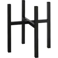Mica Decorations Ascot Plant Stand XL - L38 x L38 x H40cm - Métal - Noir