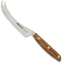 Arcos Couteau à fromage Manchego série Nórdika, lame en acier inoxydable NITRUM de 12,5 cm et manche en bois Ovengkol
