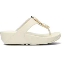 FitFlop pour femme. A4T-A99 Sandales Lulu Marbled-Stone Toe-Post Beige (38), 3 à 5 cm, Aucun, Casuel