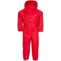 Trespass Button Suit Rouge 18-24 Months Enfants