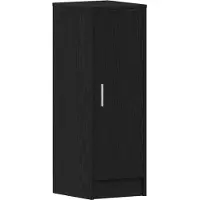 vidaXL Cabinet à chaussures avec étagère Chêne noir 32 x 35 x 92 cm