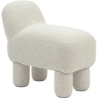 Design House Stockholm Lulu Pouf Ottoman Cream