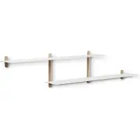 Gejst - Nivo Etagère Large H Clair Chêne/Blanc