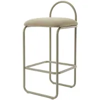 AYTM Angui High Chaise de Bar 92.5 cm | Taupe Boucle