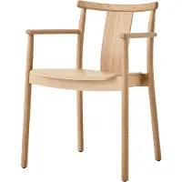 Audo Copenhagen Merkur Chaise With Arms | Natural Oak | Natural Oak