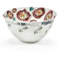 Serax Midnight Flowers Bol de Service M | Anemone Milk