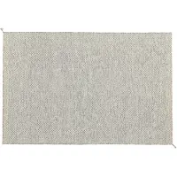 Muuto Ply Tapis en Polyester Recyclé pour l'intérieur et l'extérieur 170 x 240 cm | Black | White