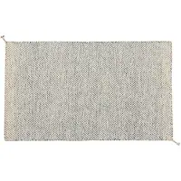 Muuto Ply Tapis en Polyester Recyclé pour l'intérieur et l'extérieur 85 x 140 cm | Black | White
