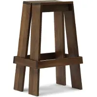 Normann Copenhagen Tabouret de bar Let 75cm frêne teinté marron