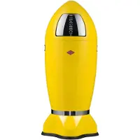 M. Westermann & Co. GmbH Wesco Poubelle Spaceboy, Collecteur de déchets, Poubelle, tôle d'acier, Lemonyellow, 35 L, 138631-19