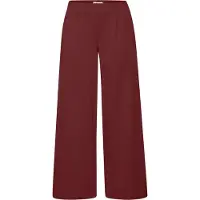 Ichi IHKate Pantalon en tissu pour femmes Pantalon Culotte avec stretch taille élastique haute coupe large ornements