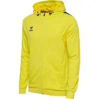 Hummel Veste de survêtement 'AUTHENTIC' jaune / gris / noir